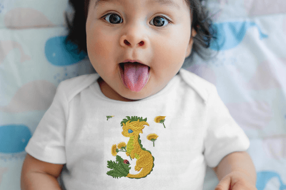 Dragon Dandelion: A Seasonal Embroidery Gem
