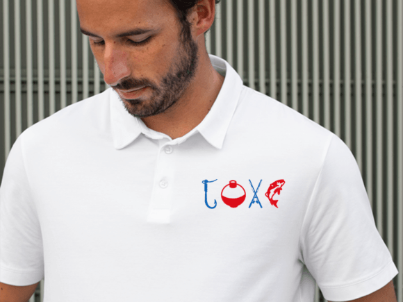 Fisherman LOVE Fishing Design