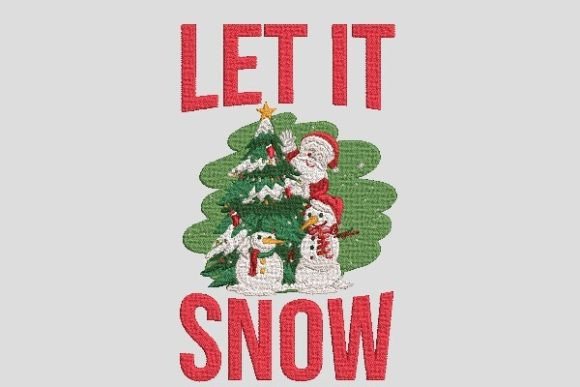 Merry Christmas Snow Man with Noel Tree