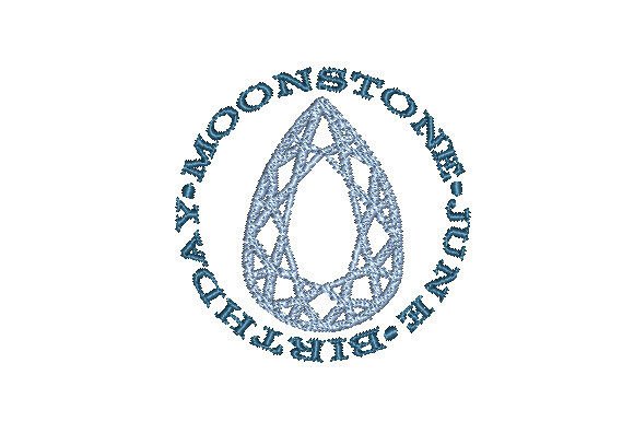 Moonstone Faceted Pear June Birthday