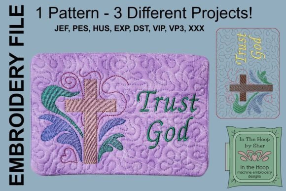 Trust God Mug Rug