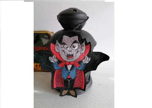 Vampire Toy Embroidery Design
