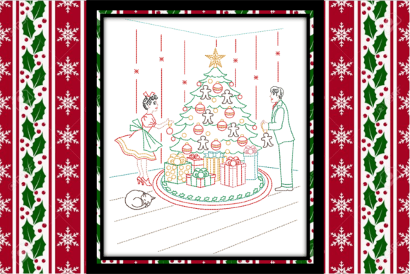 Vintage Lady Hubby Christmas Tree